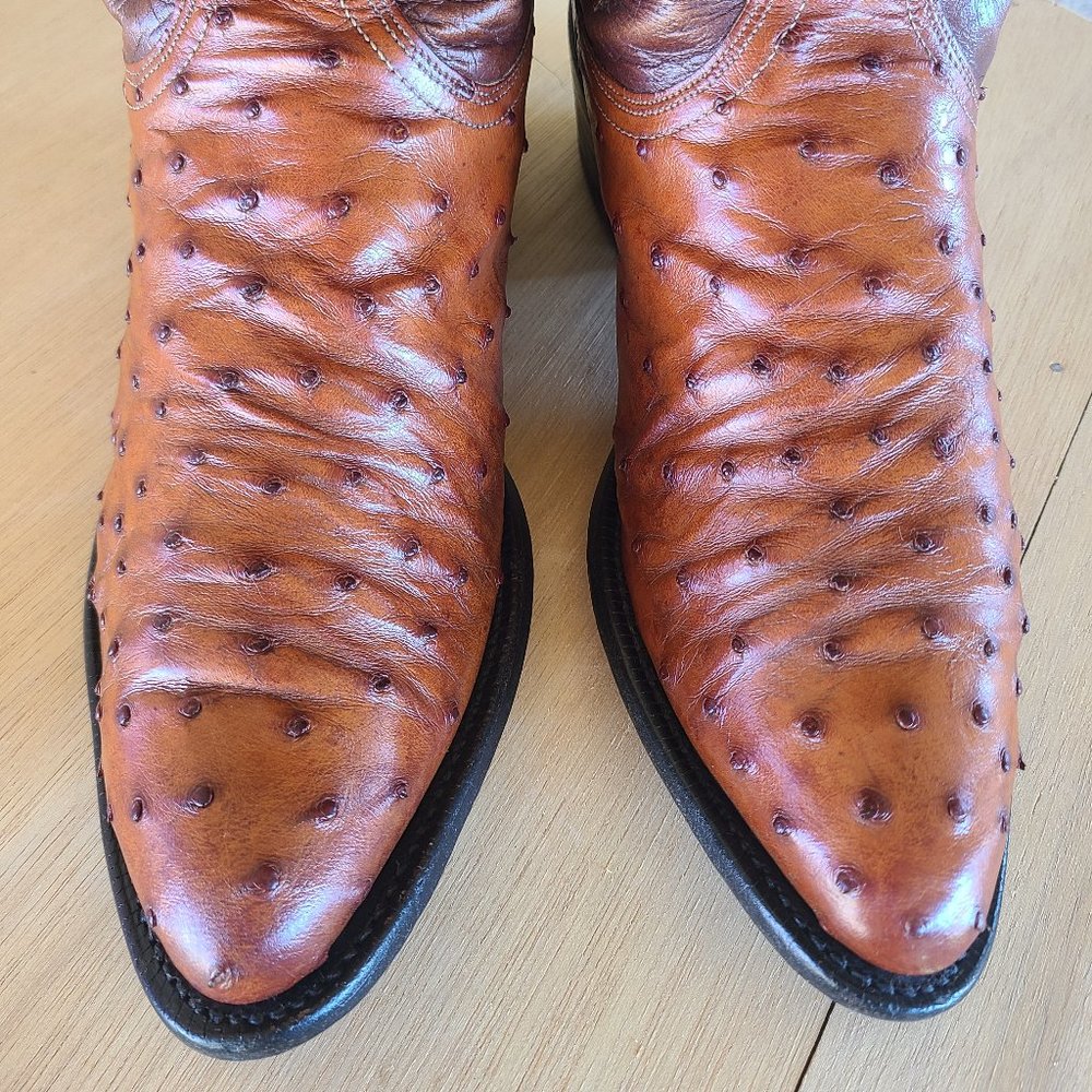 Full Quill Ostrich Lucchese Boots